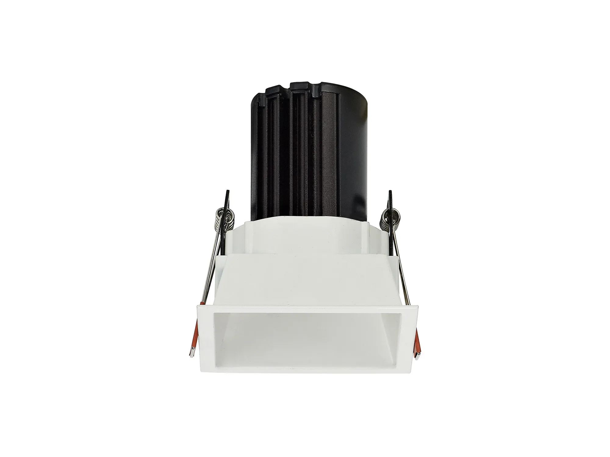 Box 10 Tridonic Powered 10W 2700K 710lm 36° CRI>90 LED Engine White Square Adjustable Recessed Spotlight, IP20 DM201305  Dlux Box 10